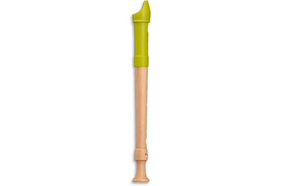 Mollenhauer Fipple "Lere" Flûte à Bec Soprano Vert Pomme Baroque Set image 2