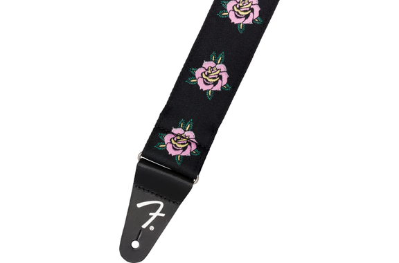 Fender 2" Rose Strap Pink image 2