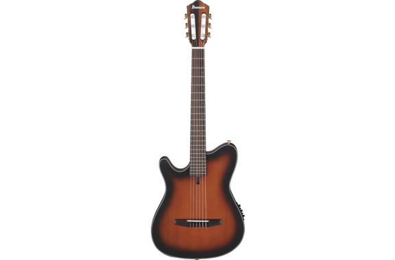 Ibanez FRH10NL-BSF Gitaar Brown Sunburst Flat image 2