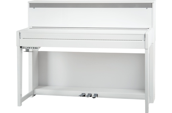 Classic Cantabile UP-1 WM E-Piano Blanco Mate Deluxe Set image 2