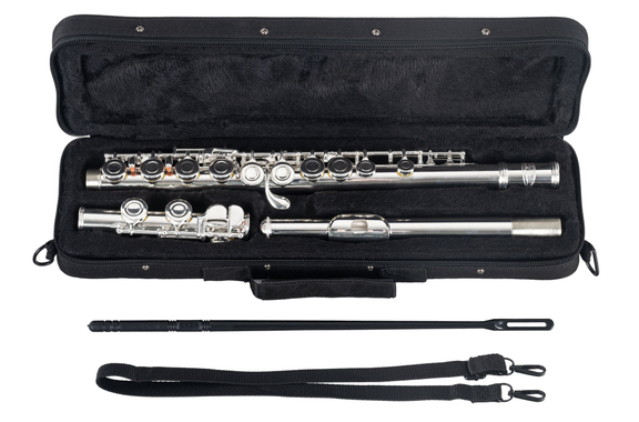 Classic Cantabile FL-200 Flûte Traversière en Maillechort image 2