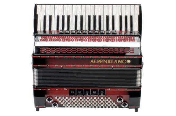 Alpenklang Pro Accordéon IV 96 MHR Shadow Red image 2