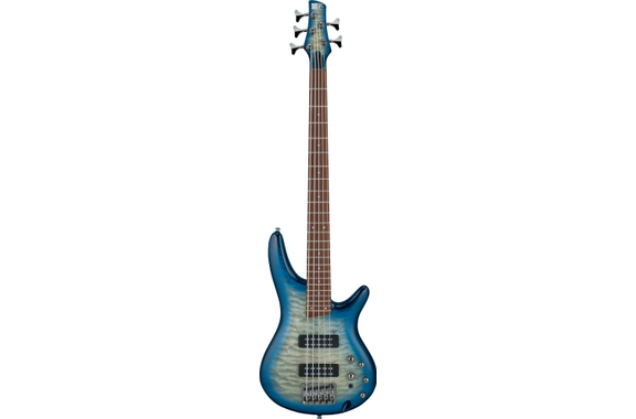 Ibanez SR405EQM-SCB Electric Bass Stained Cosmic Blue Starburst image 2