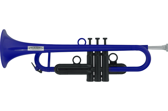 Classic Cantabile PTP-10BL MardiBrass Kunststoff Bb-Trompete Blau  - Retoure (Zustand: sehr gut) image 2