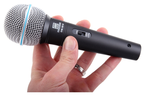 Pronomic DM-58-B Vocal Micrófono Starter Set Micrófono, Cable XLR, Abrazadera, Soporte image 2