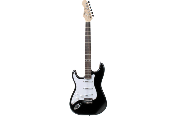 Rocktile Pro ST3-BK/RW-L Linkshänder (Lefty) E-Gitarre Black image 2