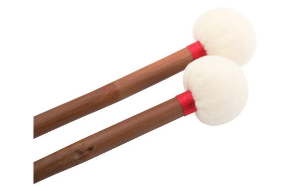 XDrum TB35 Paukenstokken Bamboe Vilt Paar image 2
