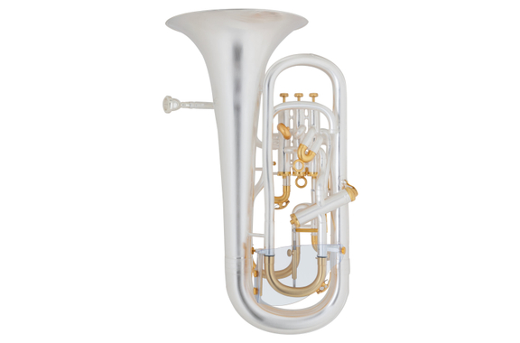 Lechgold Luxe EU-310SB Euphonium verzilverd geborsteld Deluxe Set image 2