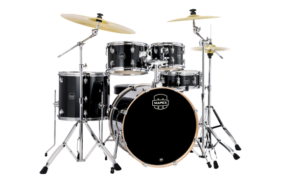 Mapex Venus Stage Drumkit Black Galaxy Sparkle Starter Set image 2