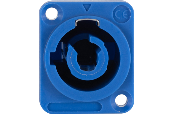 Pronomic PowPID BU Powerplug Inbouwconnector Blauw image 2