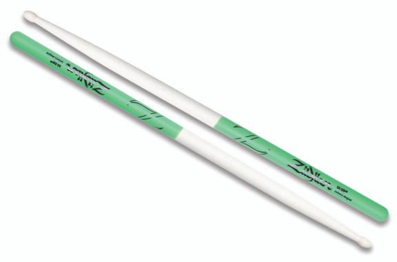 Zildjian 5A Maple Green DIP Drumsticks image 2