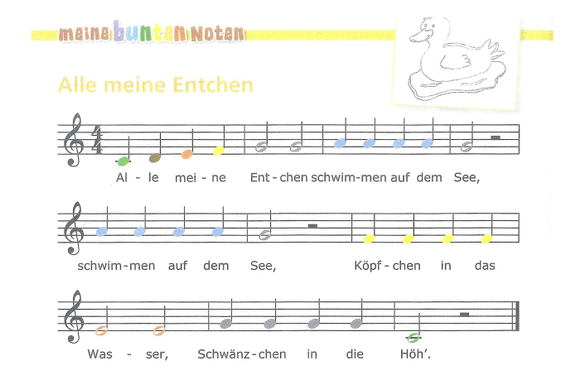 Meine bunten Noten für Glockenspiel Band I image 2