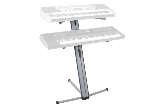 Classic Cantabile Keyboardständer KS-100 silber inklusive Mikrostativ und Tragetasche image 2