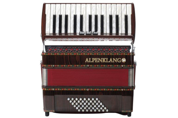Alpenklang Pro Accordion II 48 M Rosewood image 2