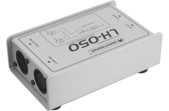 Omnitronic LH-050 Adaptateur d'Alimentation Phantom image 2