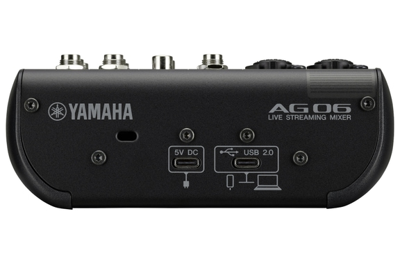 Yamaha AG06 MK2 USB-Audiointerface Schwarz  - Retoure (Zustand: sehr gut) image 2