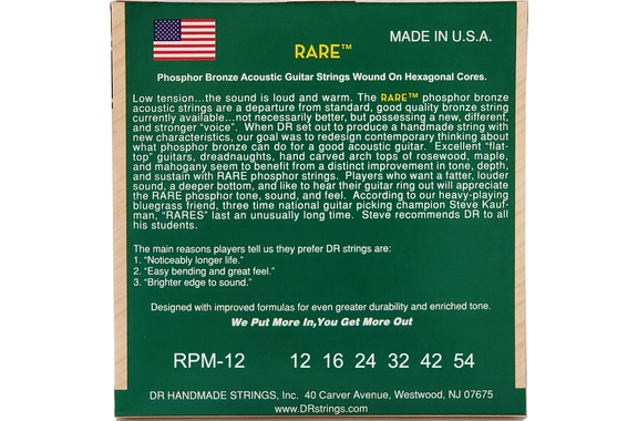 DR Strings Rare RPM-12 Light 12-54 image 2