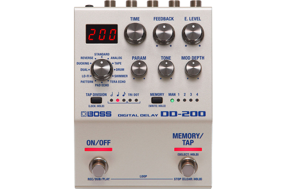 Boss DD-200 Digital Delay Set incl. Kabel image 2