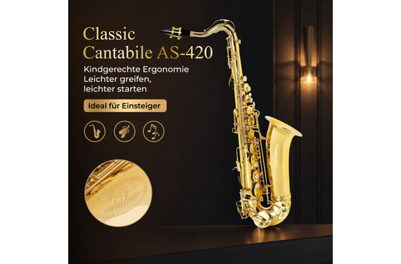 Classic Cantabile Youngstar AS-420 Children’s Alto Saxophone image 2