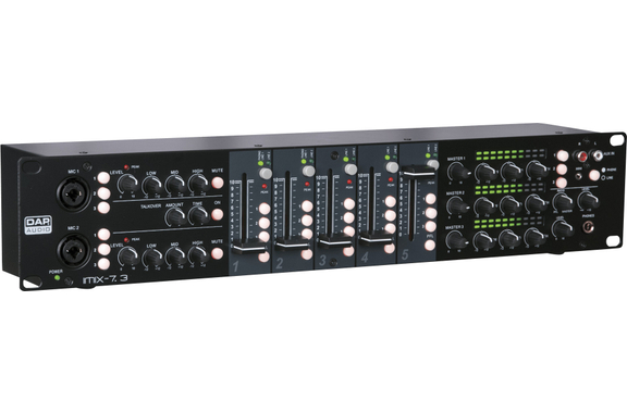 DAP Audio IMIX-7.3 7-Kanal Installationsmixer image 2
