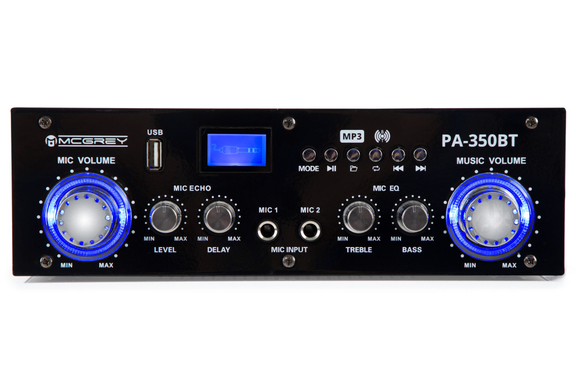 McGrey PA-350BT Bluetooth-Endstufe mit USB/MP3-Player  - Retoure (Zustand: sehr gut) image 2