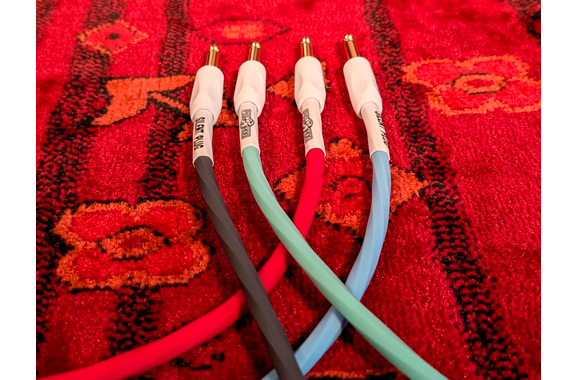 Pig Hog Hex Series Silent Kabel 3m Winkel Seafoam Green image 2