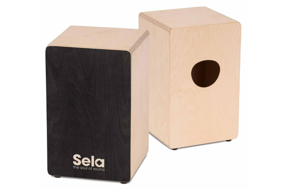 Sela SE 118 Primera Cajon Black Set incl. Cajon School image 2