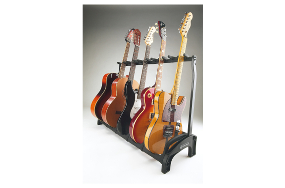 K&M 17515 5-fach Gitarrenständer "Guardian 5" Schwarz image 2
