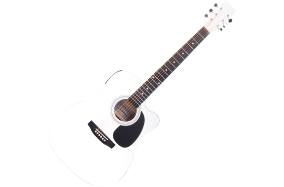 Classic Cantabile WS-10WH-CE Guitare Western Set Gigbag image 2