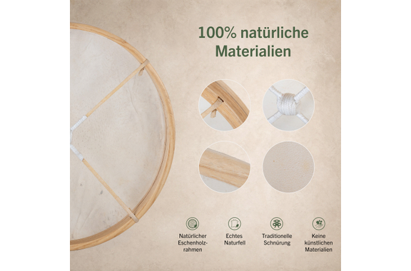 Classic Cantabile ND-24 All Natural Frame Drum 24" image 2