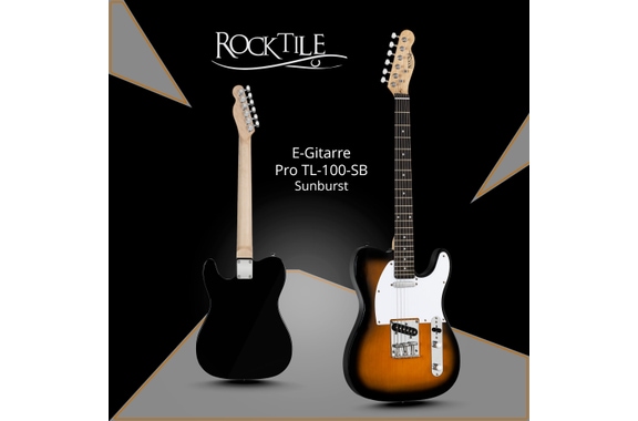 Rocktile Pro TL100-SB E-gitaar 2-Tone Sunburst image 2