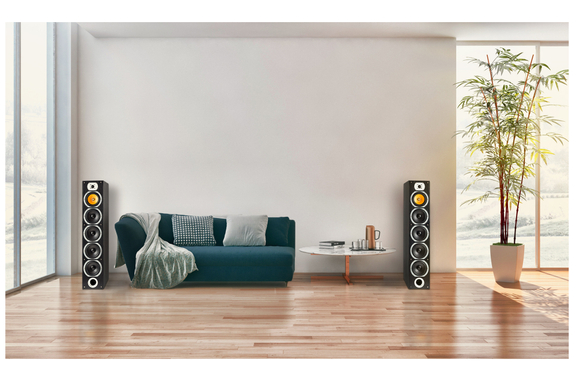 Bennett & Ross Exosphere HiFi Standlautsprecher Paar schwarz 2x 200W RMS  - Retoure (Zustand: sehr gut) image 2