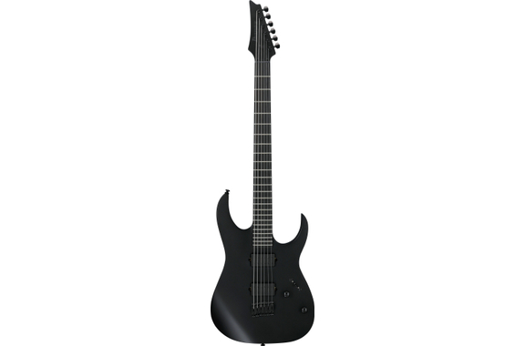 Ibanez RGRTBB21-BKF Iron Label Baritone Black Flat image 2