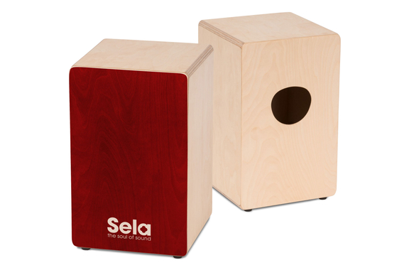 Sela SE 165 Primera Cajon Red Set incl. Cajon School image 2