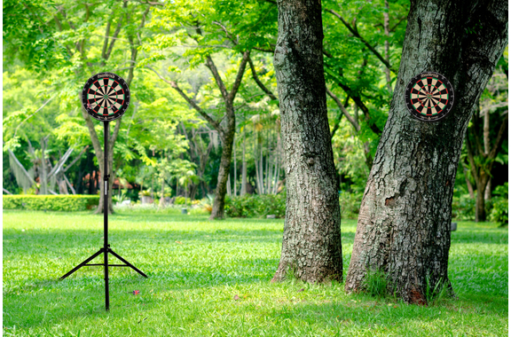 Stagecaptain DBS-1715 BullsEye Pro Bersaglio da Freccette + Supporto e Set Borsa Nero image 2