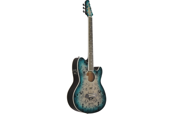Ibanez TCY10PA-CBS Westerngitaar Cosmic Blue Starburst High Gloss image 2