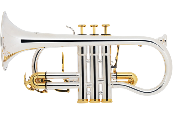 Lechgold Premium ECR-23S Eb Cornet Silver-Plated image 2