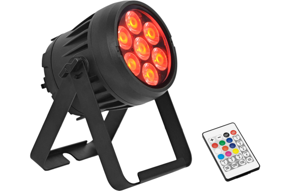 Eurolite Set 4x AKKU IP PAR 7 QCL CRMX MK2 + Case with Charging Function image 2