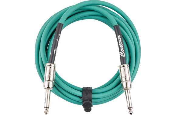 Fender Contour Series Câble Instrument 10' Sherwood Green image 2