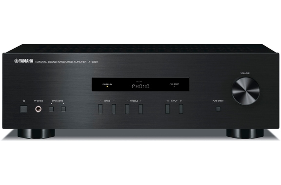 Yamaha A-S201 Amplificador Estéreo HiFi Negro image 2