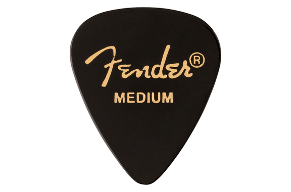 Fender 351 Púas Premium Medium Paquete de 12 Negro image 2
