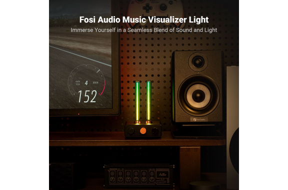 Fosi Audio AH-01A Music dB RGB Tube Visualizer image 2