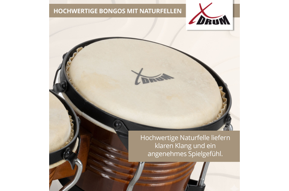 XDrum Bongos Pro Tobacco image 2