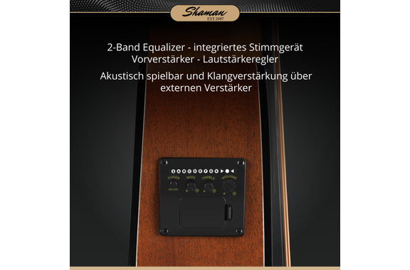 Shaman ABM4-50E-NT Akustik Bass Natur  - Retoure (Zustand: sehr gut) image 2