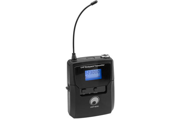 Omnitronic UHF-600 Transmisor de Petaca 823-832/863-865 MHz image 2
