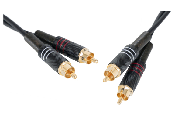 Pronomic Stage RCA-1.5 Audiokabel Cinch 1,5 m zwart image 2