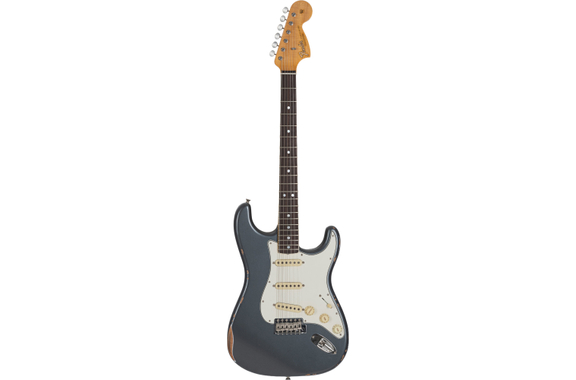 Fender Custom Shop 1967 Stratocaster Relic Aged Charcoal Frost Metallic image 2