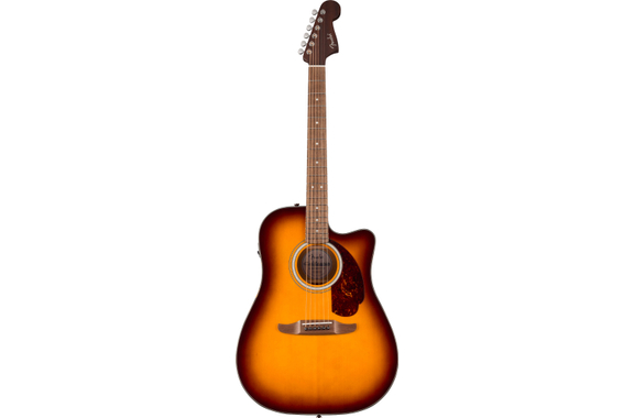 Fender California Deluxe Redondo Honey Sunburst image 2