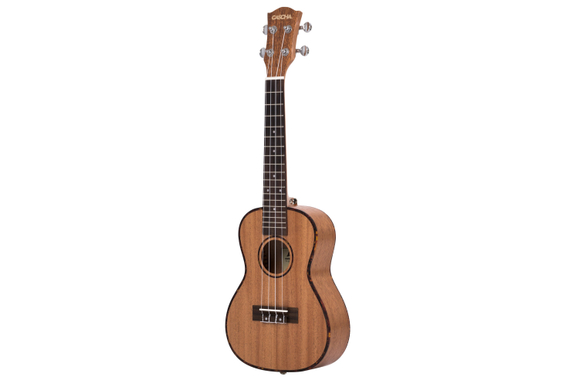 Cascha Premium Concert Mahogany Left-Handed Ukulele Set image 2