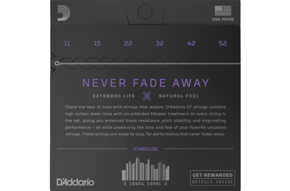 D'Addario XTABR1152 XT Custom Light image 2